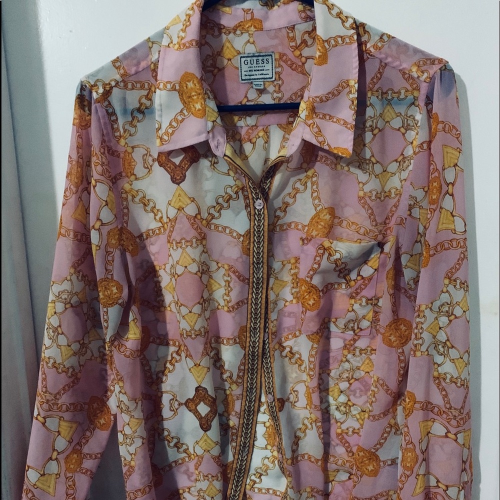Light weight transparent blouse